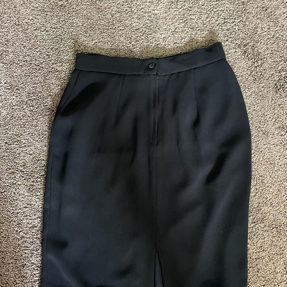 Black skirt half zip size 10 - Picture 2 of 2